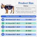 MIGOHI Dog Anxiety Relief Coat,Comfort Anxiety Vest for Dogs,Adjustable Dog Anxiety Calming Wrap for Fireworks,Thunderstorm,Travel,Separation,Anxiety Jacket for Medium Dogs,XS,Green
