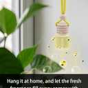 2 x Ikeda Car Air Freshener: Hanging Car Smell Air Freshener | 10ml Round Hanging Car Decoration | Long Lasting Fragrance | For Auto Home | 1pcs (Lemon(Circular))