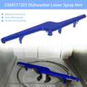 1545680 5304517203 Dishwasher Lower Spray Arm Compatible with Frigidaire Kenmore Replacement Parts EAP12585623 1545680 154250801 154568002 154414101 4840174 154250901 530450652 1542508