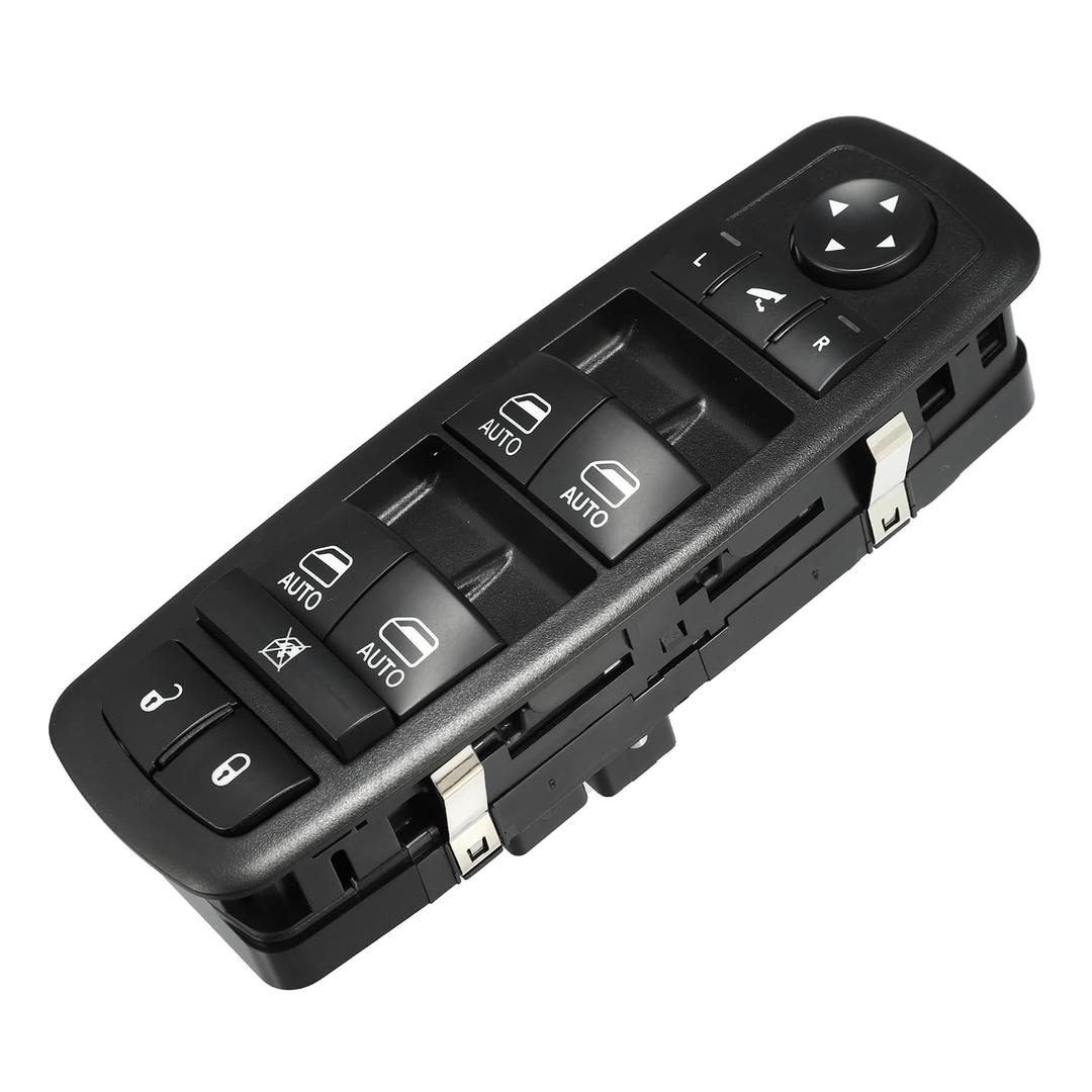 ACROPIX Front Left Driver Side Master Power Window Switch Fit for Chrysler Pacifica Voyager No.68234094AD/68234094AC - Pack of 1 Black
