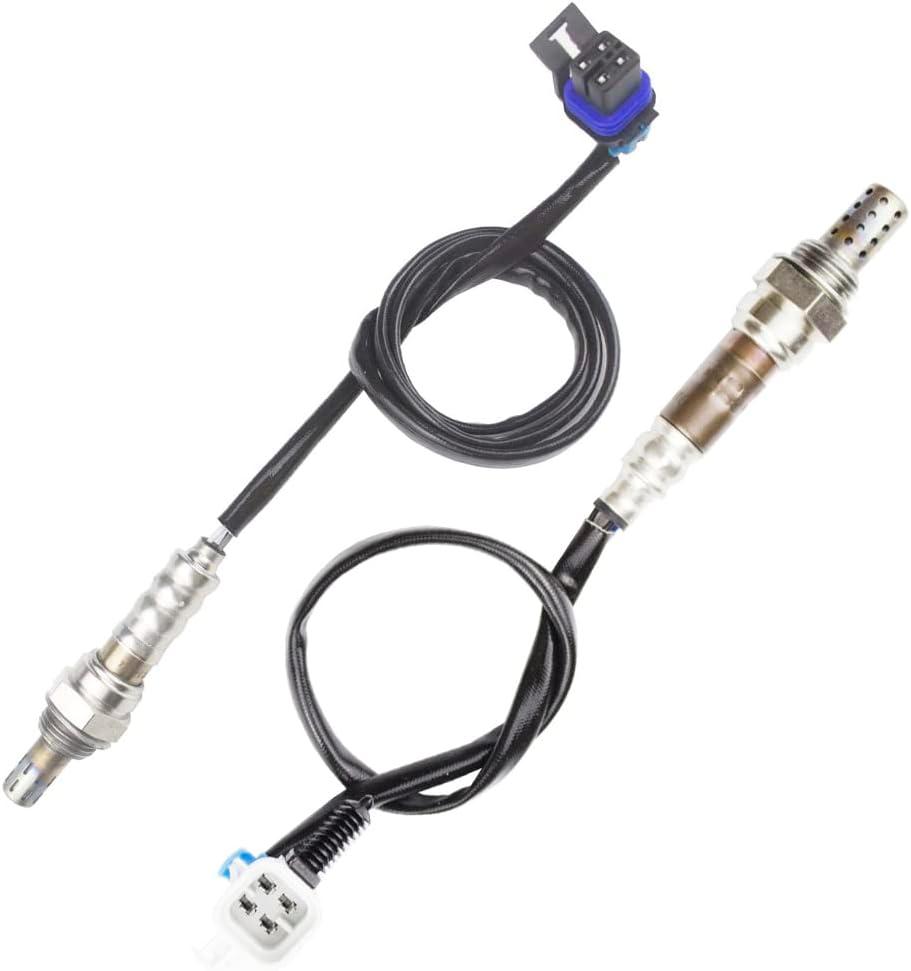 2PCS Oxygen O2 Sensor 1 & 2 for 2005-2010 Chevrolet Cobalt 2.2L/2.4L; 2006-2011 Chevrolet HHR 2.2L Upstream + Downstream