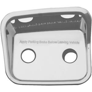 GG Grand General 68345 Chrome Plastic Brake Valve Plate for Pete 378/379/385/386, 2006 Up