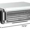 Ninja Digital Air Fry Countertop Oven, 8-in-1 Functionality, 1800W, Flip-Up Design, XL Capacity, Air Fry Basket, Wire Rack & Crumb Tray, Silver, SP101