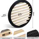 Lineshading Tire Toy Box Wall Car Display Shelf Model Car Display Case Stand for 1/64 Collectibles Cars,Collectibles,Toy Figurines(Diameter 23.6 Inches)