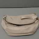 FEIBOON Spacious Nylon Crossbody Bag Bum Bag Handbags Wallets Purses Trendy Shoulder Bag for Women (beige)