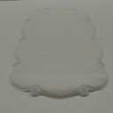 SlipX Solutions Cloud Shaped Non-Slip Bathtub & Shower Mat 17” x 29”, Soft Loofah Cushioning for Sensitive Feet, Built-in Product Protection, Machine Washable, White
