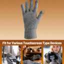 MEWTOGO Thick Fleece Winter Warmer Breathable Beanie Neck Gaiter Touchscreen Gloves Set for Women Gifts, 2 Sets