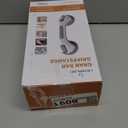 LEVERLOC Grab Bars for Bathtubs and Showers 2 Pack Suction Grab Bar, Heavy Duty 12 Inch Shower Handle Removable Bath Handrails for Seniors and Elderly, Bathroom Safety Grip No Drilling Waterproof Grey (Gray)