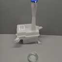 A-Premium Windshield Washer Reservoir Compatible with Select Hyundai Models - Elantra 2007 2008 2009 2010, with (Cap/Washer Pump/Hose/Filler Neck/Bracket)