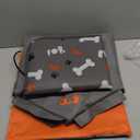 Heated Cat House, Indoor Outdoor Dog House with 3 Adjustable Temperature, Pressure Activated, Chew-Resistant Cord, Warm Shelter for Cats & Small Dogs(PE Board)