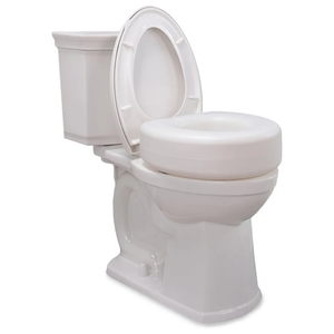 AquaSense 770-610 4 Inch Portable Raised Toilet Seat Riser, Elevated Toilet Seat for Seniors