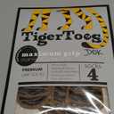 DOK TigerToes Premium Non-Slip Dog Socks for Hardwood Floors - Extra-Thick Grip that Works Even When Twisted - Prevents Licking, Slipping, and Great for Dog Paw Protection (Cool Caramel, Medium)