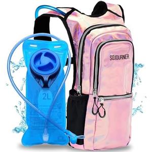 Sojourner Hydration Pack, Hydration Backpack - Water Backpack with 2l Hydration Bladder, Festival Essential - Rave Hydration Pack Hydropack Hydro for Hiking, Running, Biking, Festival Gear