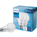 Philips EyeComfort 60W Equivalent Daylight A19 Medium LED Light Bulb (2-Pack)