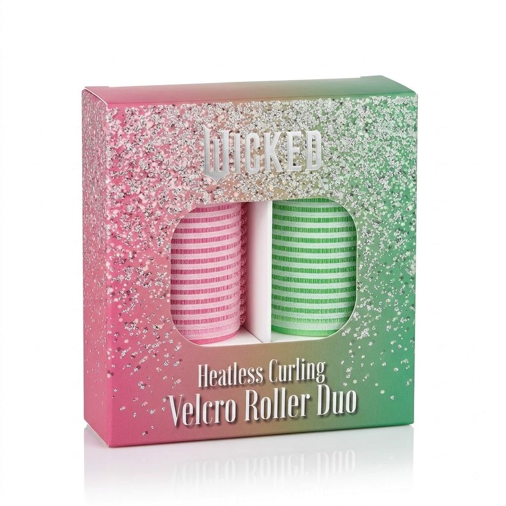 WICKED Velcro Hair Rollers Pack of 3