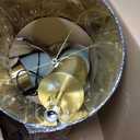 Signature Design by Ashley Jacek Modern Contemporary Table Lamp, 2 Count, Gray & Brass Finish (Gold)