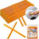 32 Pcs Dent Repair Glue Sticks, 0.43 Dia x 8 Long Yellow Hot Glue Sticks, Paintless Dent Repair Tool Kit PDR Glue Sticks for Craft Gun and Car Body Repair Dent Remover Tool