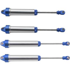 RCAWD 4x Full Aluminum Alloy Front Rear GTR, 134mm 160mm (Fully Assembled w/o Springs, No Threads) Oil Filled Type For 1/7 Traxxas UDR Unlimited Desert Racer 85086-4(Navy Blue)