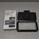 URROY Shower Phone Holder Waterproof, 360 Rotation Shower Phone Case, Anti-Fog High Sensitivity Universal Cover Mount Stand for Bathroom Wall Mirror Bathtub Kitchen, Gift for Men Women (Upgrade Black)