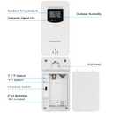Newentor Indoor Outdoor Wireless Remote Sensor, Temperature and Humidity Meters for Q3/FJ3378, Q5/FJ3383B, Q6