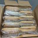 2 x 20 Pcs Bamboo Hair Brush Detangling Brush for Women Men, 9.84 × 3.4''