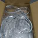 66W Modern LED Ceiling Light, 5 Rings Flower Flush Mount Light Fixture with Remote Control Chrome Dimmable Ceiling Lamp for Living Room, Bedroom, Dining Room, Hallway, Kitchen (Chrome,31.89Inch)