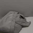 N&Y HOME Long Waffle Weave Shower Curtain with Snap-in Fabric Liner and 12 Hooks Set - 71" x 78", Hotel Style & Mesh Top Window, Machine Washable, Water Repellent - 71x78, Gray