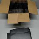 25 Pack Small Shipping Boxes Black Corrugated Cardboard Box 4x4x2 inchesCorrugated Box for Packaging Small Business,Mailing Packing Literature Mailer,Shipping Gift Boxes