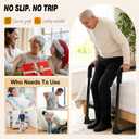 Couch Stand Assist for Elderly, Adjustable Chair Assist for Elderly Sit to Stand, Heavy-Duty Senior Lifting Devices & Standing Aids for Seniors, 400lbs Capacity, Black