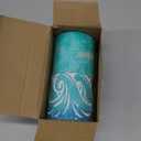 Nezyo 2 Rolls Ocean Waves Bulletin Board Border 98 Feet Blue Turquoise Scallops Bulletin Board Trim Paper Ocean Beach Decorations Under The Sea Back to School Classroom Office Chalkboard Decorations