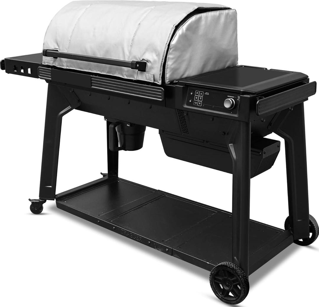 Grill Insulated Blanket for Traeger Woodridge Pro Smoker Cover Thermal Insulation Replacement Parts Insulator Wood Pellet Grills BBQ Winter Accessory