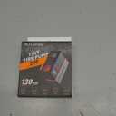 FLEXTAILGEAR Mini Portable Bike Tire Pump with Digital Gauge & Taillight, 130 PSI Electric Bicycle Pump, Presta and Schrader Valves, for Road, Mountain Bikes, Motorcycle, Balls