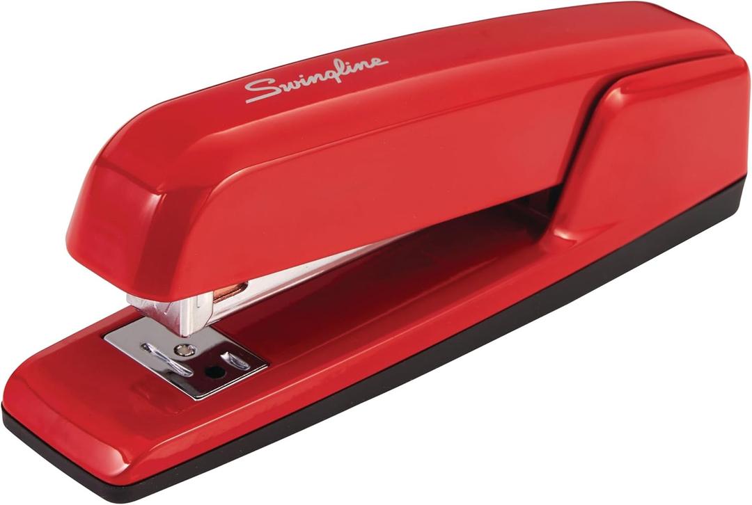 Swingline Stapler, 30 Sheet Capacity, 747 Business Stapler, Jam Free, Metal, Rio Red (74736) (Pack of 1)