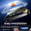 DIMONCOAT 4-PACK TOP 9H+ Glass for iPhone 15 Privacy Screen Protector [Auto Alignment Kit] [10X Military Protection] UNBREAK Tempered Glass Film for iPhone 15 6.1 inch [Case Friendly]