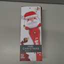 Christmas Santa Bubble Wand Machine for Kids Maker Blower Toys Christmas Basket Stocking Stuffers Birthday Gift Outdoor Indoor Automatic for 3 4 5 6 7 8 + Year Old Toddlers Little Girls Boys