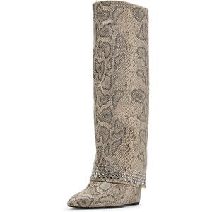Madden Girl Women's Evannder Wedge Tall Boot, 8.5