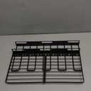 TMQZLN Resin Shelf Accessory Outdoor Sheds Storage, 16" x 8" x 2", for Suncast Select Outdoor Shed Models with EZ Bolt Assembly Black, 2-Pack