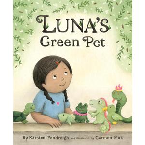 Luna's Green Pet