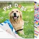 Ospelelf 2026-2027 Wall Calendar 12"X12", 18 Months Hanging Calender, Spiral Bound Dog Calendar for Easy Organizing, Use Jan 2026 - Dec 2027