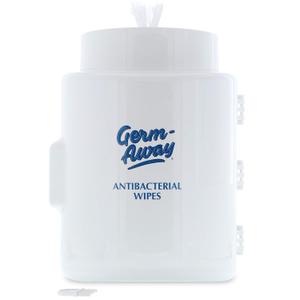 Upward-Pull Wall Mounted Wipes Dispenser for Surface or Skin Wet Wipes - Stylish White Dispenser for Sanitizing Hand Wipe Refill Rolls in Public Facilities, Offices, Hospitals, Stores