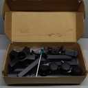 Mobile TV Carts, Rotating Rolling TV Stand on Wheels for 13-50" Flat/Curved TVs Height Adjustable 30 Tilt Floor TV Stand Portable Monitor Stand Holds up to 44lbs Max VESA 200x200mm ML1350