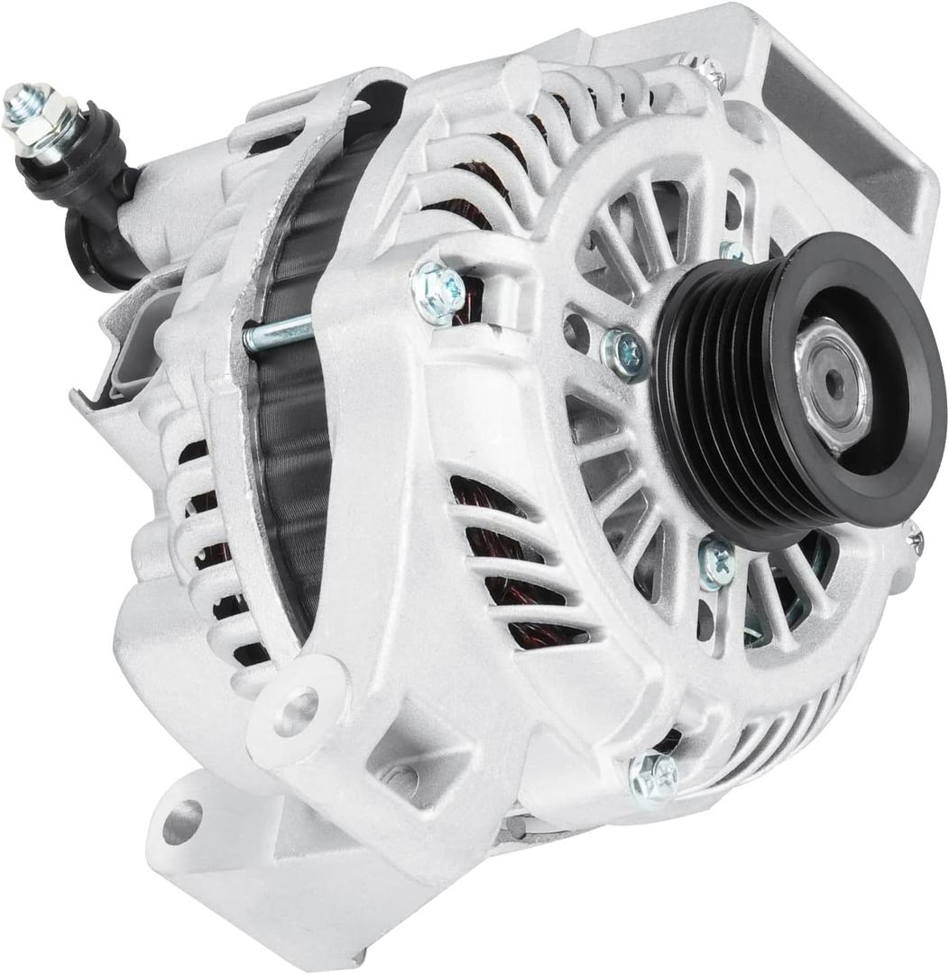 New Alternator Fit for Mazda 3 2.0L 2.3L 2004-2009, Fit for Mazda 3 2007-2009 (Not for Mazdaspeed) Fit for Mazda 5 2.3L 2006 2007, A3TG1391A, 400-48144, LF1F-18-300