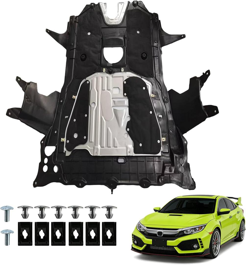 74110-TBA-A00 Lower Engine Splash Shield Guard Compatible with Honda Civic 2016-2021 Replaces 74110TBAA00