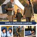 Sportneer Sleeping Bag for Adults & Kids, Cold Weather & Warm Waterproof Camping Sleeping Bag, Compact Portable for Camping Hiking & Travel, 3.3lbs, 50-80