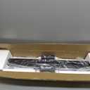 EDISHINE 2 Pack LED Outdoor Wall Lights Dimmable, 3000K 4000K 5000K, 15.7" Modern Black Outdoor Wall Sconce, IP65 Waterproof, Linear Exterior Wall Light for Entrance, Hallway, Garage, Porch