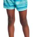 C9 Champion Girls' 2" Woven Running Shorts (Large, Speed Stripe/Blue)