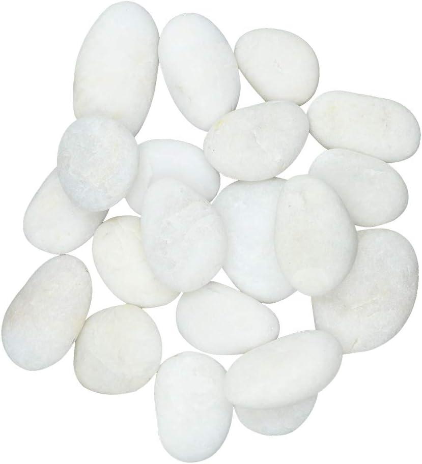 White River Rocks for Painting  20 Big Rocks, 2 - 3.5 Inch Flat Smooth Stones, about 6 LB. of Craft Rocks for Rock Painting, Kindness Stones, Painting Rocks Supplies for Adults and Kids