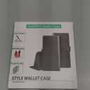 SUANPOT for Google Pixel 6 5G with RFID Blocking Wallet case Credit Card Holder,Flip Book PU Leather Phone case Shockproof Cover Cellphone Women Men for Google Pixel6 case Wallet (Black)