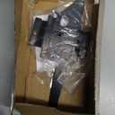 WellMade Heavy Duty Self-Locking Gate Latch for Wooden Fence, Post Mount Automatic Gravity Lever Door Latches for Garden Outdoor/Pool Gate, Metal Gates Vinyl Fence Gate Lock, Black Finish with Screws