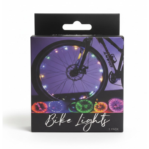 Activ Life LED Bike Wheel Lights Bicycle Spoke Light for Night Riding Purple 1-Pack